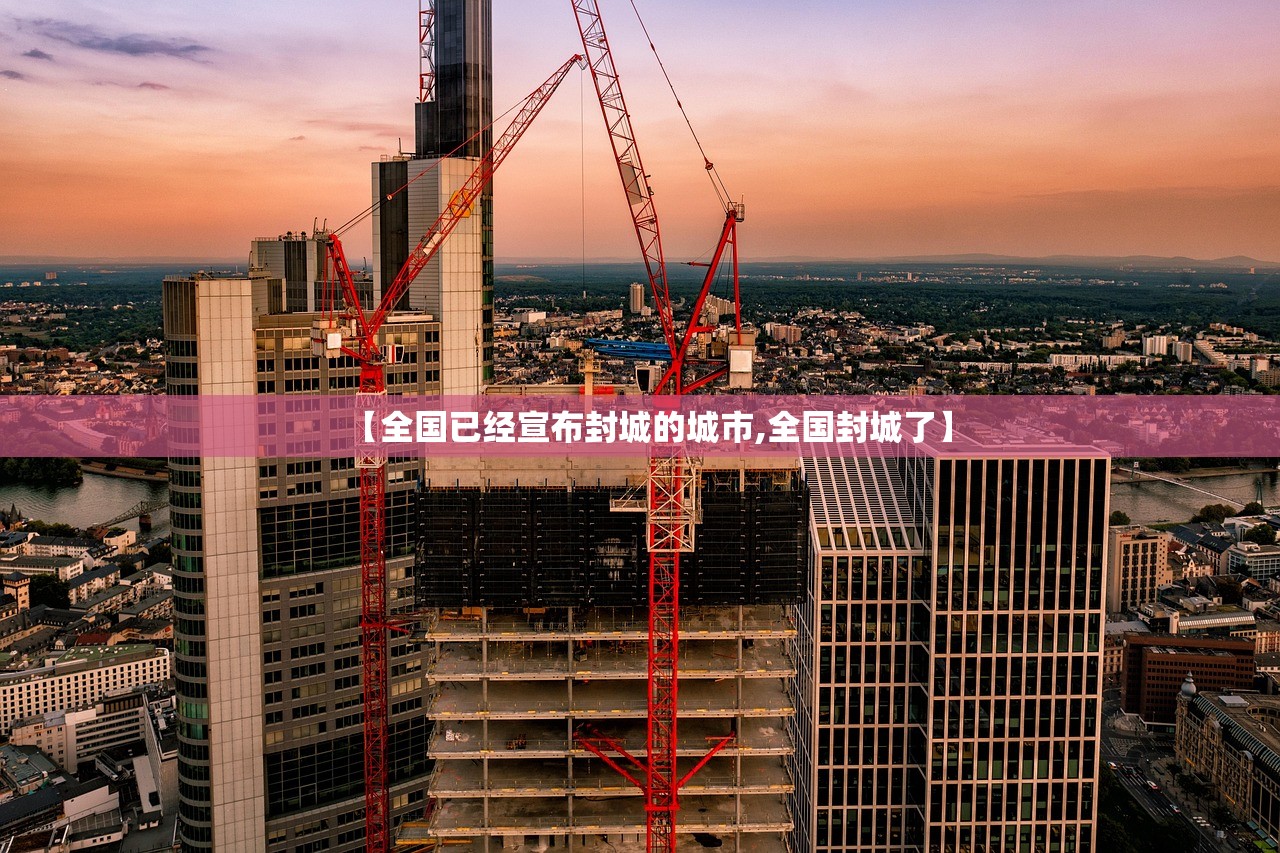 【全国已经宣布封城的城市,全国封城了】