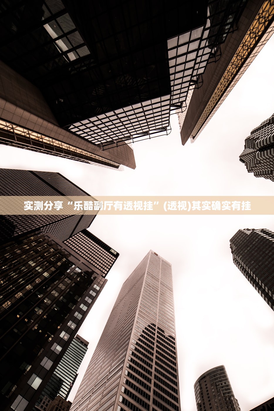 实测分享“乐酷副厅有透视挂	”(透视)其实确实有挂