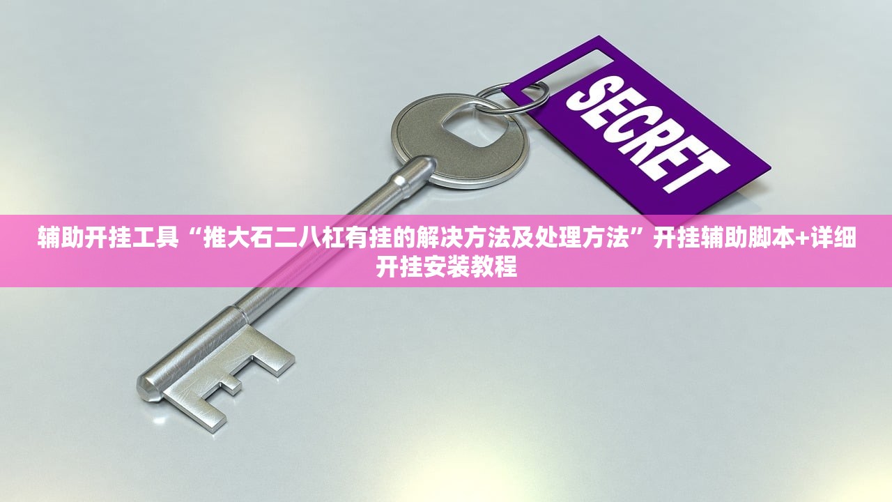 辅助开挂工具“推大石二八杠有挂的解决方法及处理方法”开挂辅助脚本+详细开挂安装教程
