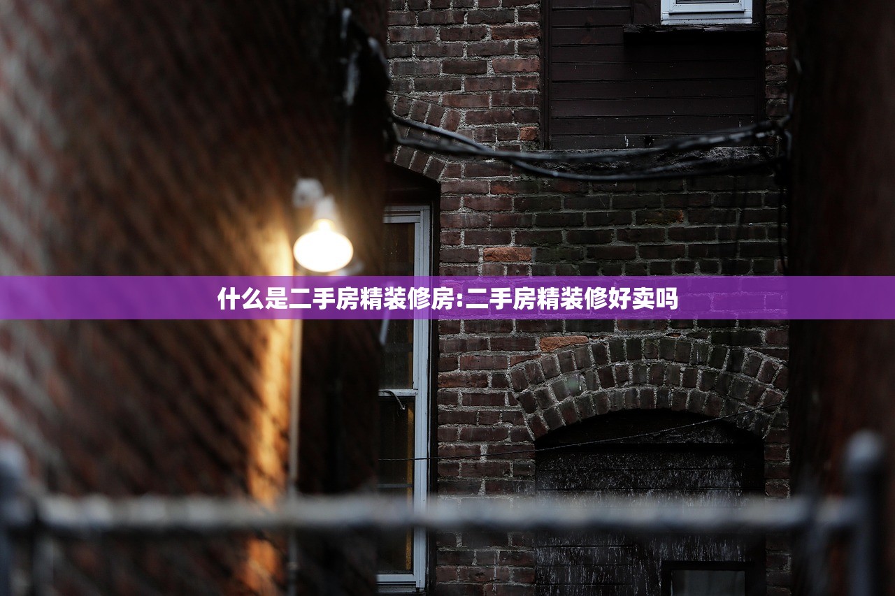什么是二手房精装修房:二手房精装修好卖吗
