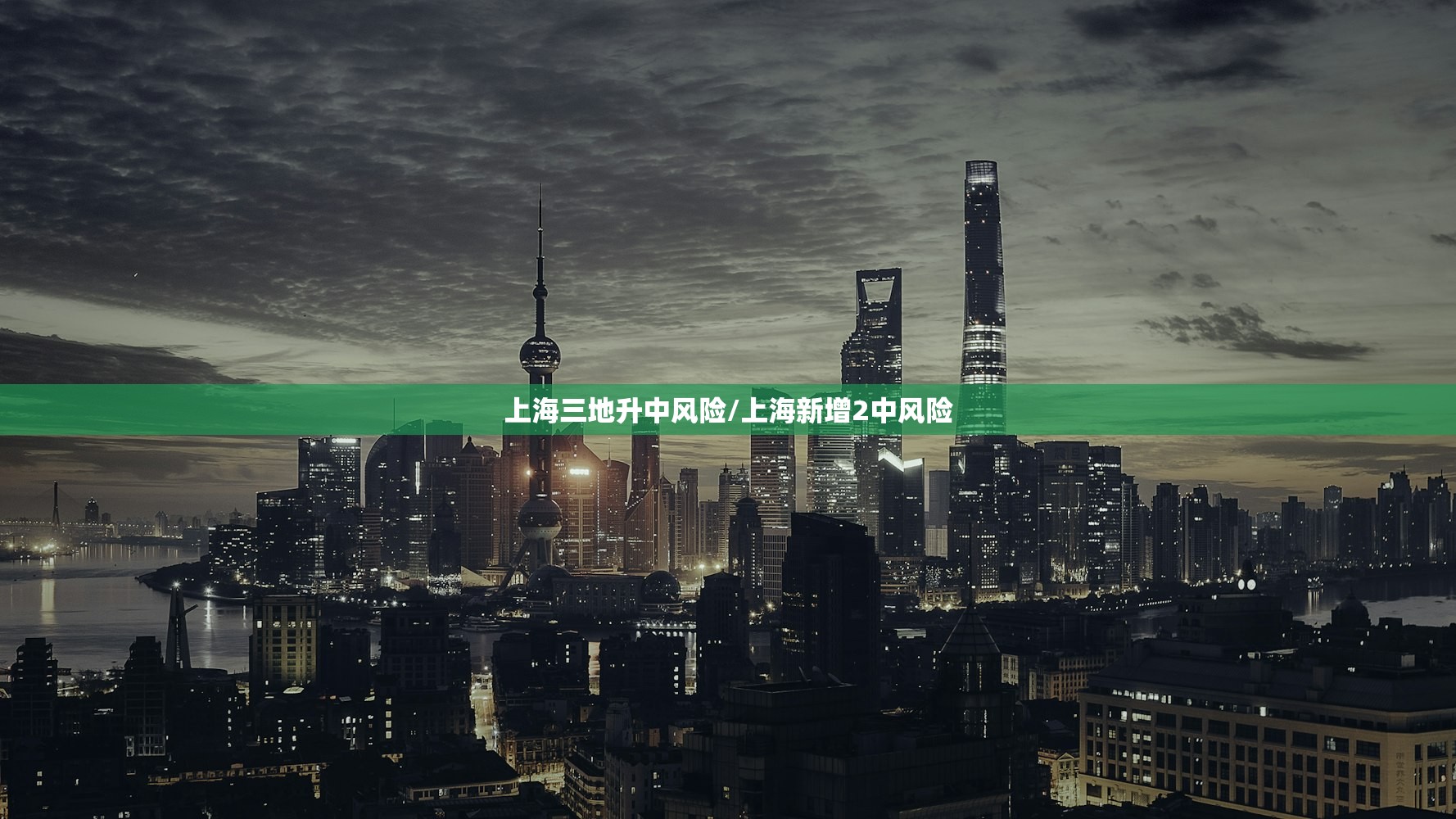 上海三地升中风险/上海新增2中风险