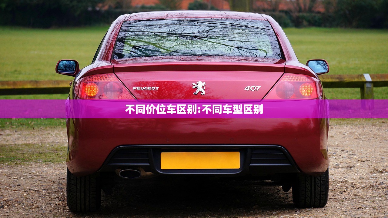 不同价位车区别:不同车型区别