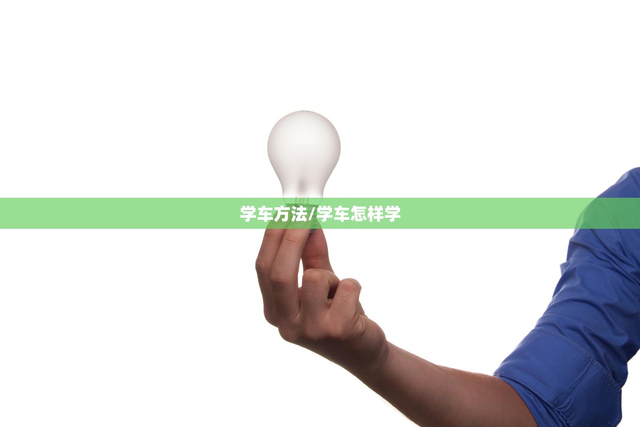 学车方法/学车怎样学