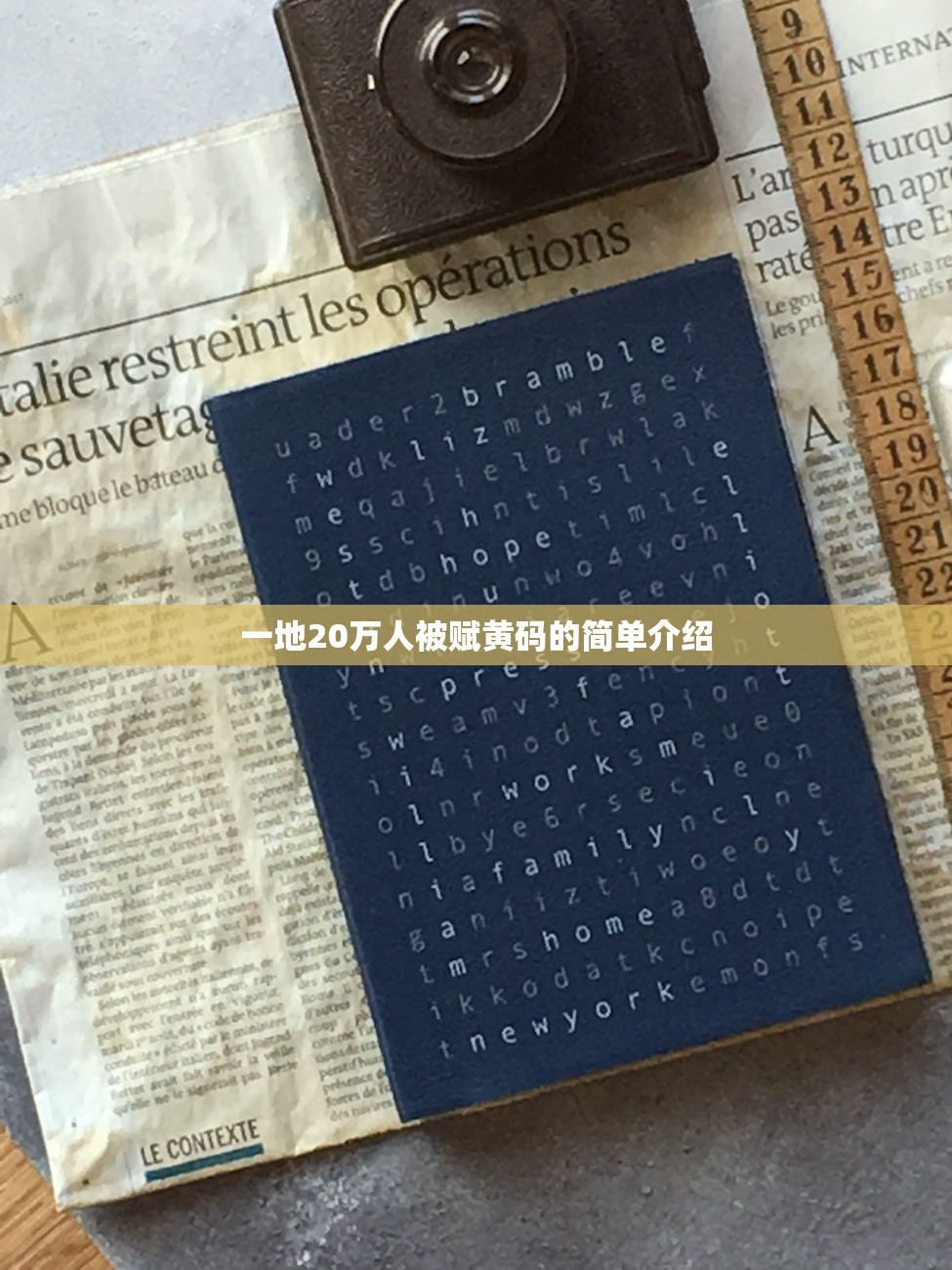 一地20万人被赋黄码的简单介绍