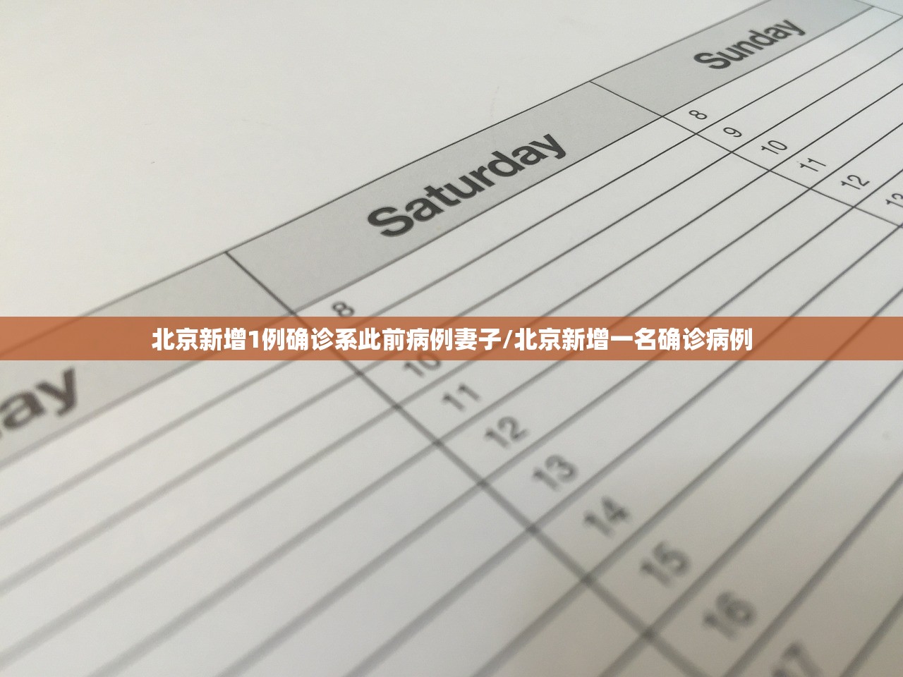 北京新增1例确诊系此前病例妻子/北京新增一名确诊病例
