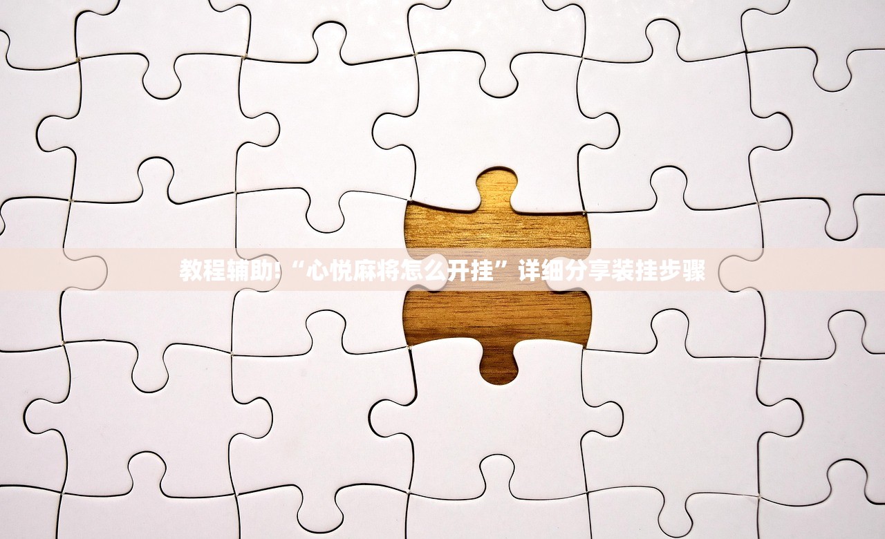 教程辅助!“心悦麻将怎么开挂	”详细分享装挂步骤