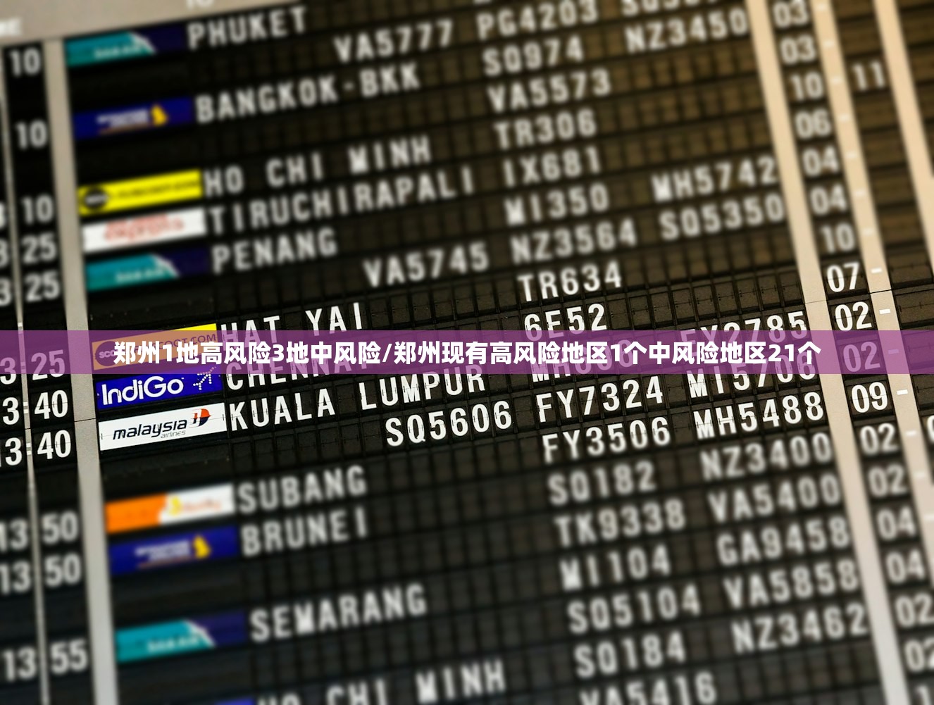 郑州1地高风险3地中风险/郑州现有高风险地区1个中风险地区21个