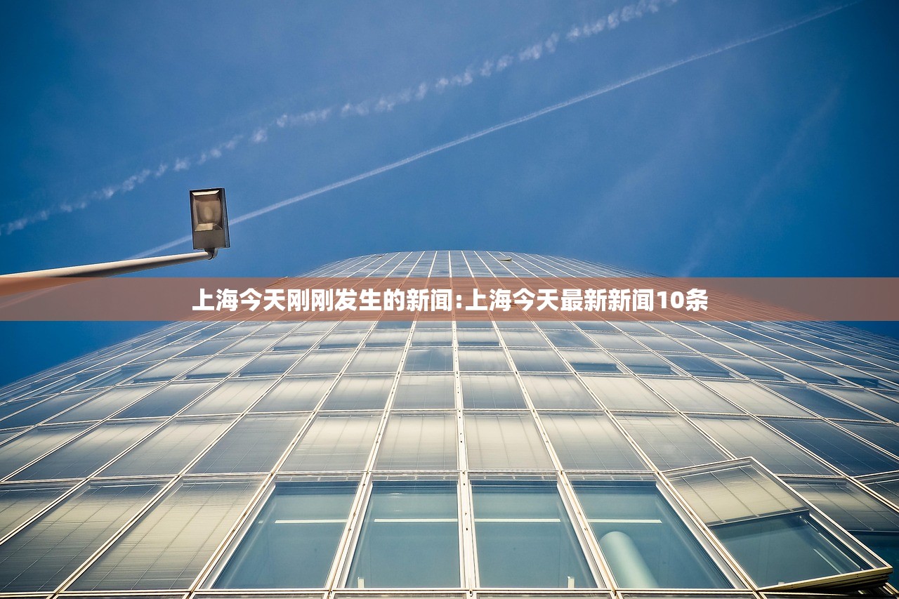 上海今天刚刚发生的新闻:上海今天最新新闻10条