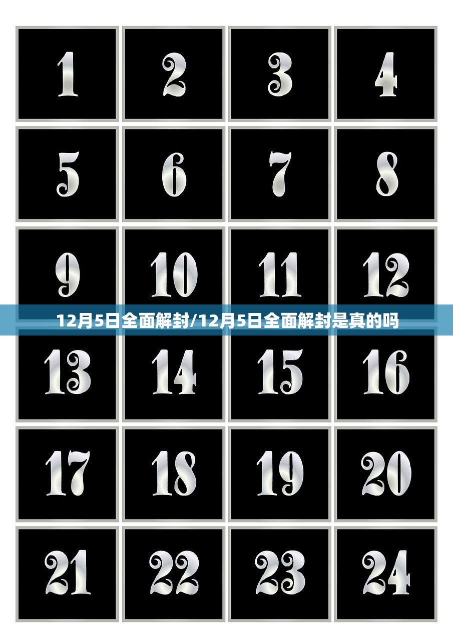 12月5日全面解封/12月5日全面解封是真的吗