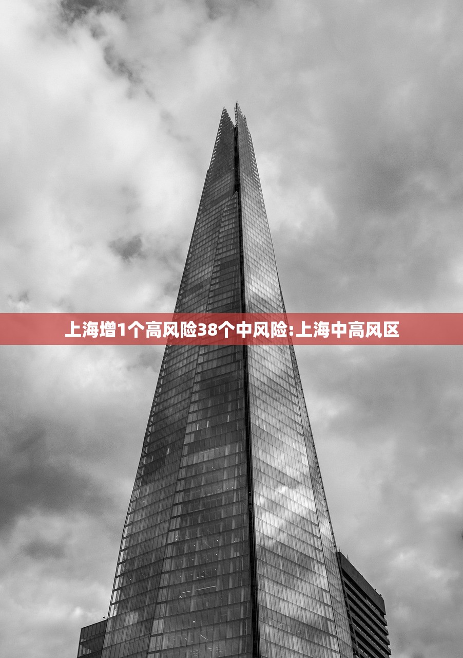 上海增1个高风险38个中风险:上海中高风区
