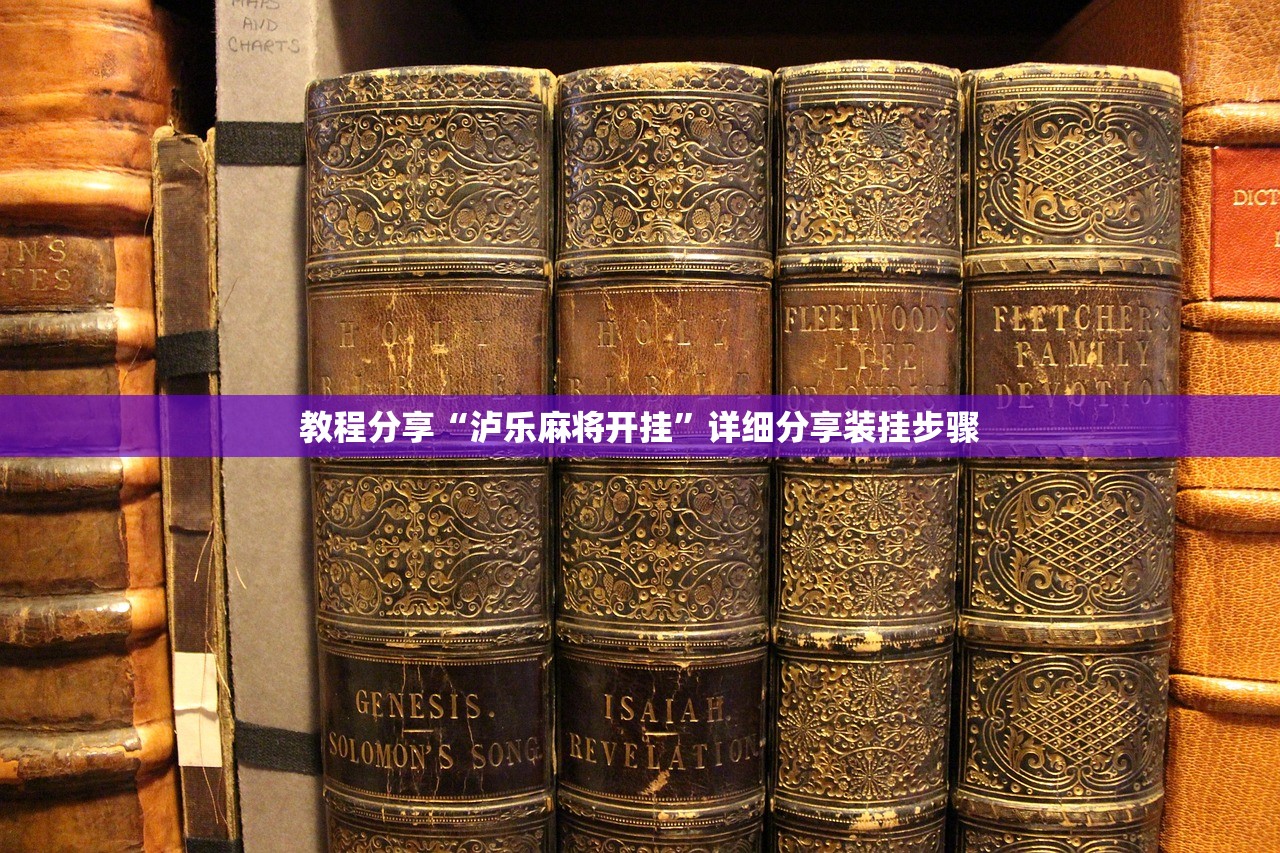 教程分享“泸乐麻将开挂”详细分享装挂步骤