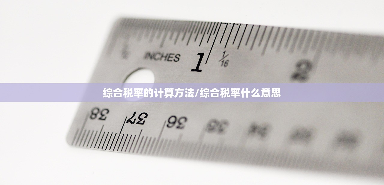 综合税率的计算方法/综合税率什么意思