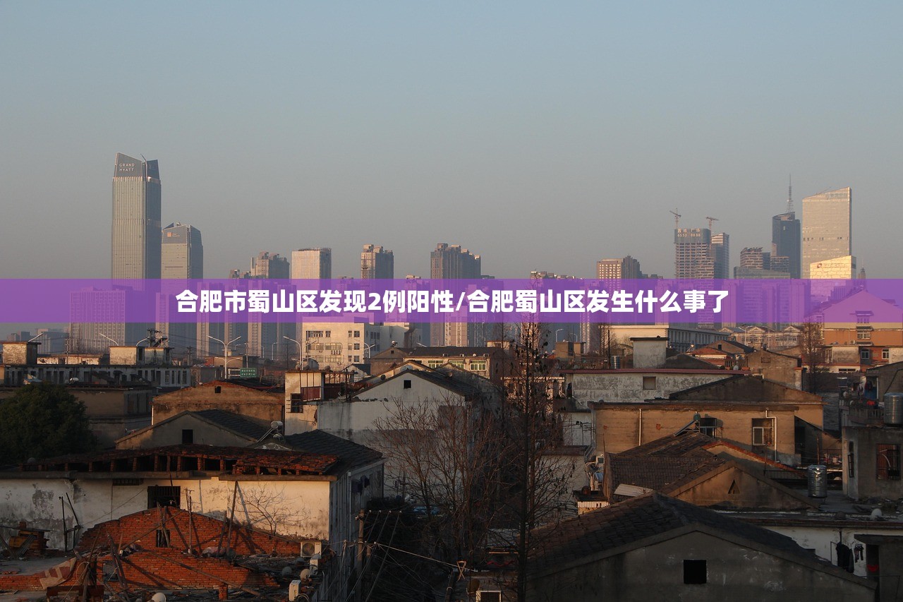 合肥市蜀山区发现2例阳性/合肥蜀山区发生什么事了