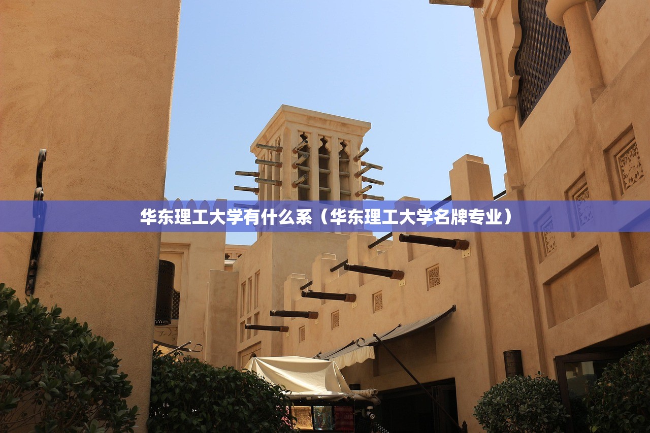 华东理工大学有什么系（华东理工大学名牌专业）
