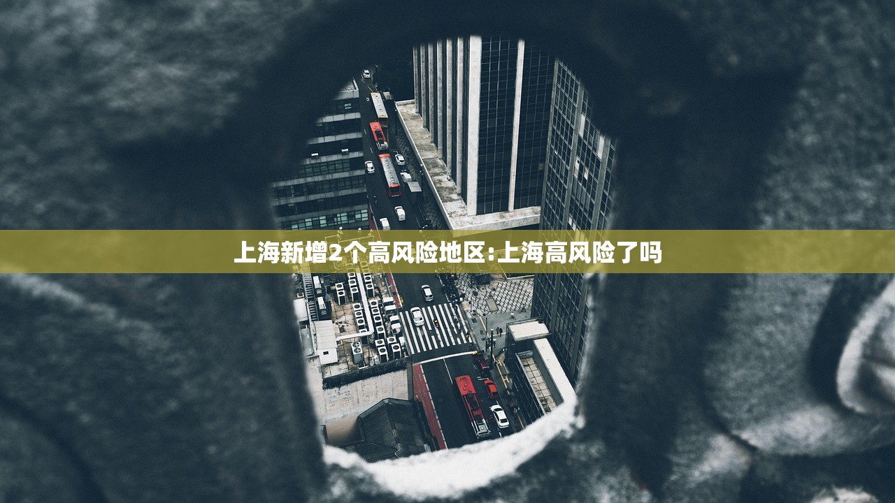 上海新增2个高风险地区:上海高风险了吗