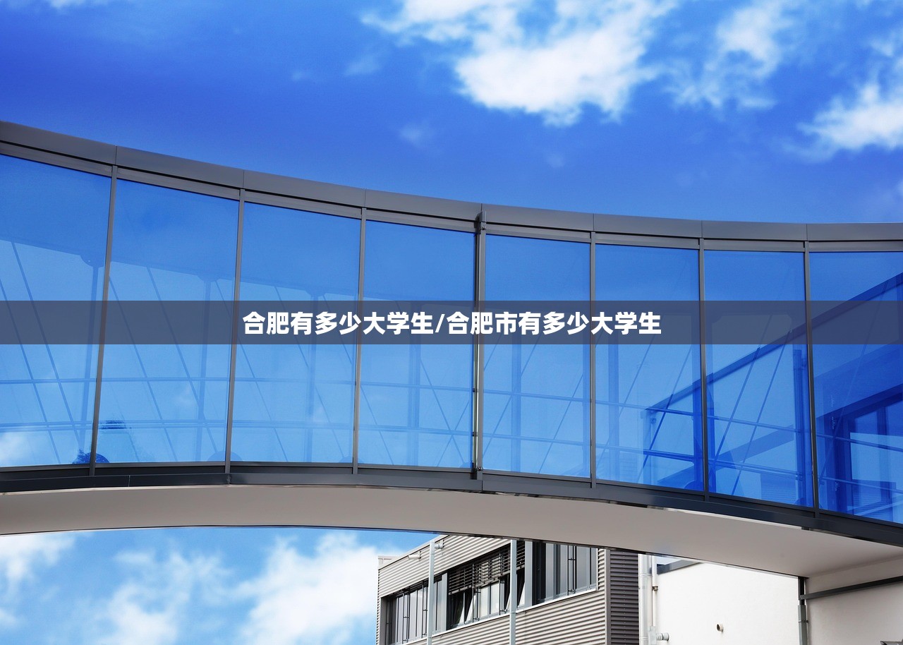合肥有多少大学生/合肥市有多少大学生