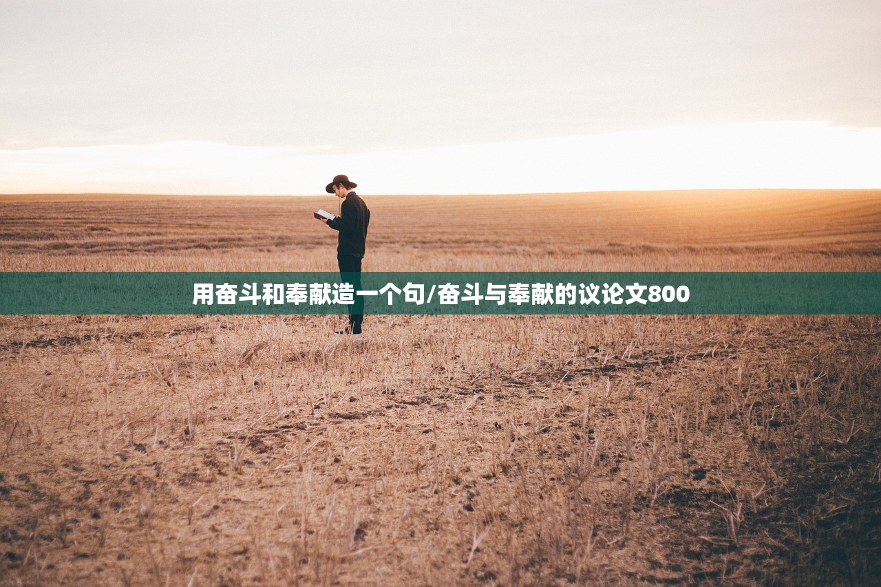 用奋斗和奉献造一个句/奋斗与奉献的议论文800