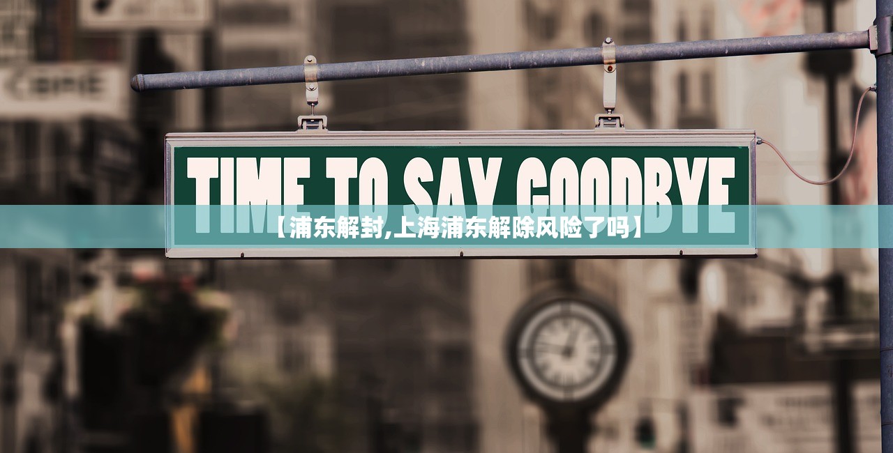 【浦东解封,上海浦东解除风险了吗】