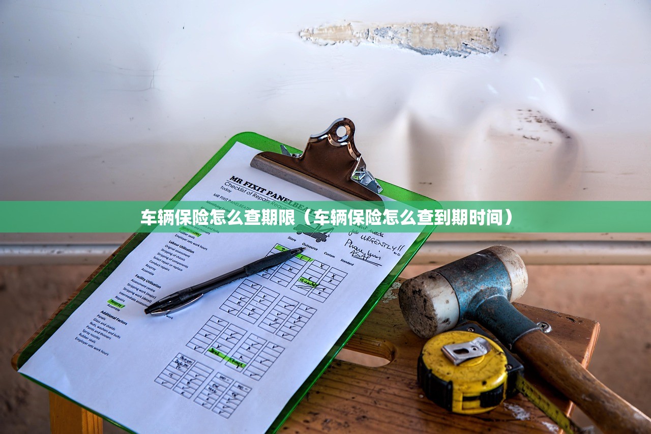 车辆保险怎么查期限（车辆保险怎么查到期时间）