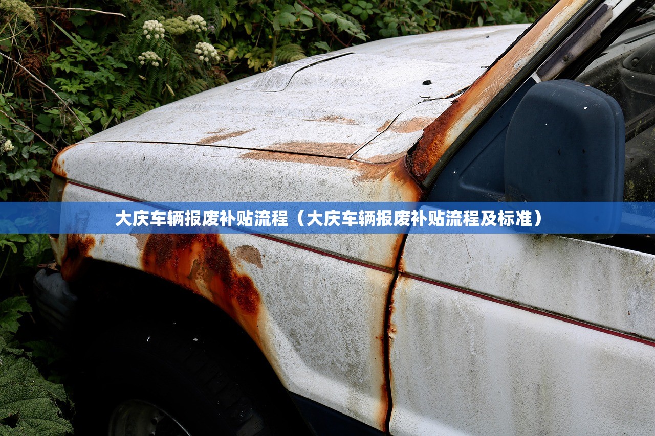 大庆车辆报废补贴流程（大庆车辆报废补贴流程及标准）