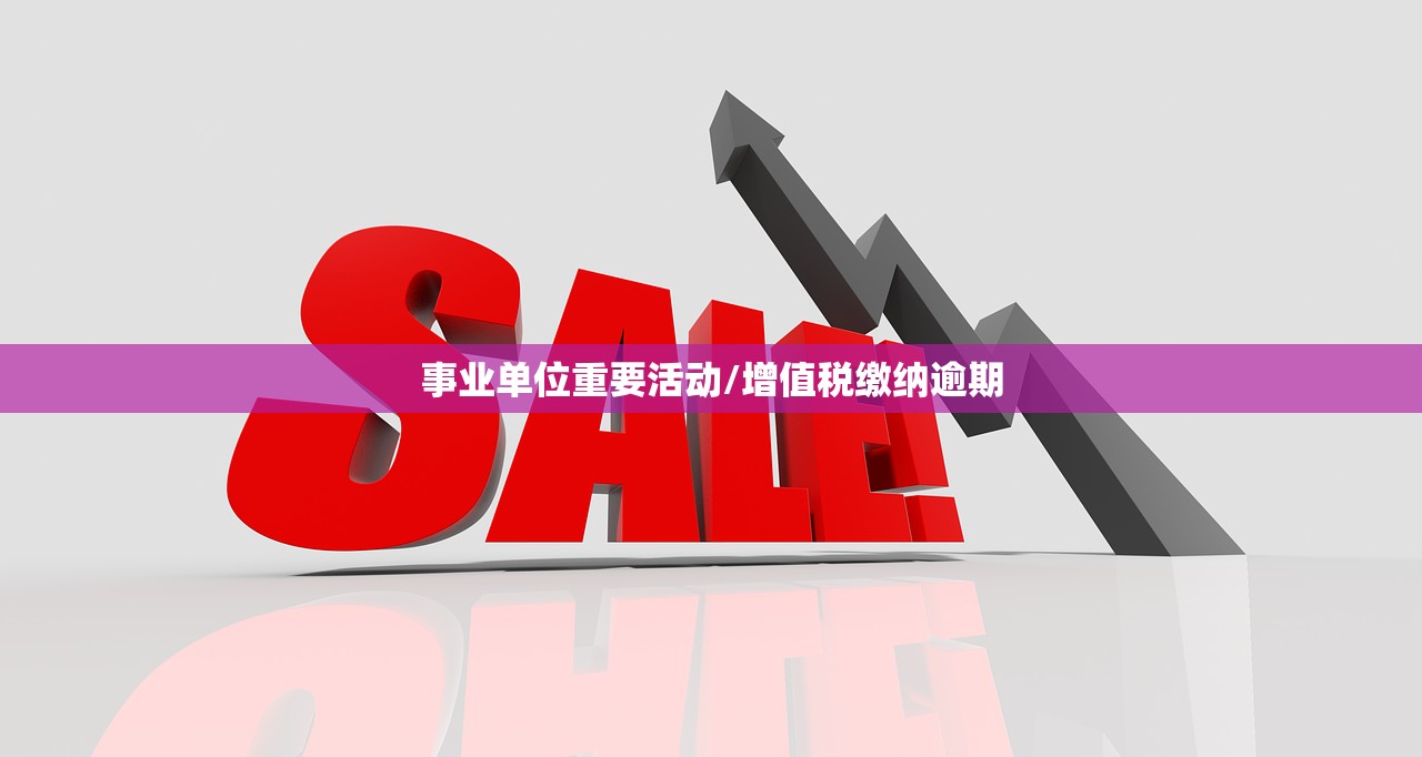 事业单位重要活动/增值税缴纳逾期