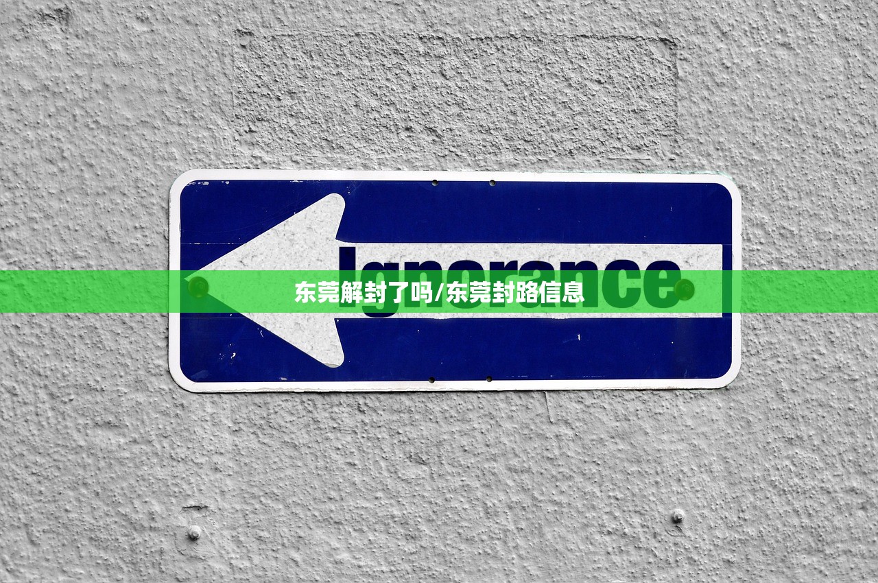 东莞解封了吗/东莞封路信息