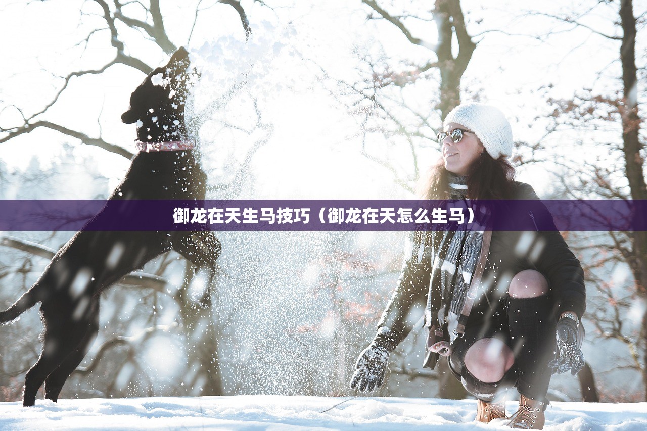 御龙在天生马技巧（御龙在天怎么生马）