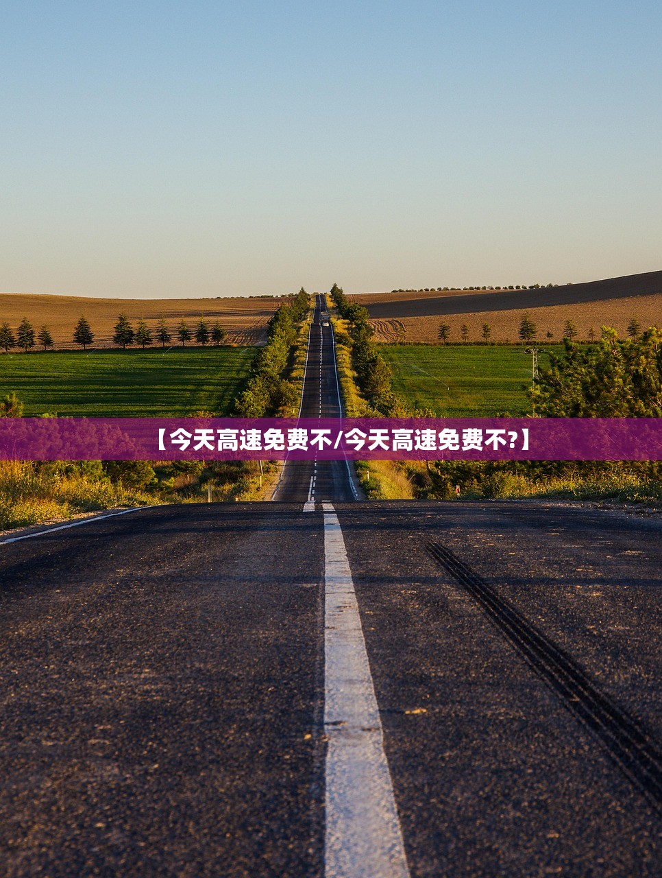【今天高速免费不/今天高速免费不?】